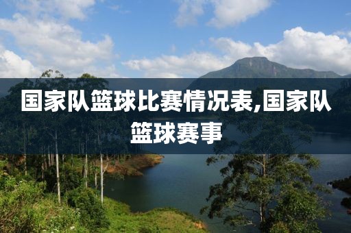 国家队篮球比赛情况表,国家队篮球赛事