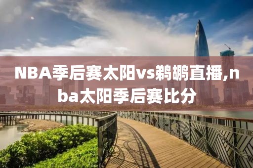NBA季后赛太阳vs鹈鹕直播,nba太阳季后赛比分
