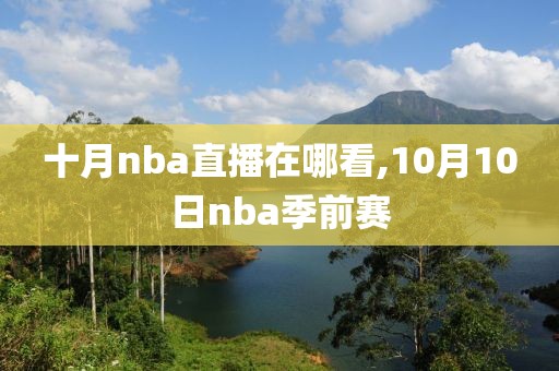 十月nba直播在哪看,10月10日nba季前赛