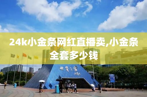 24k小金条网红直播卖,小金条全套多少钱