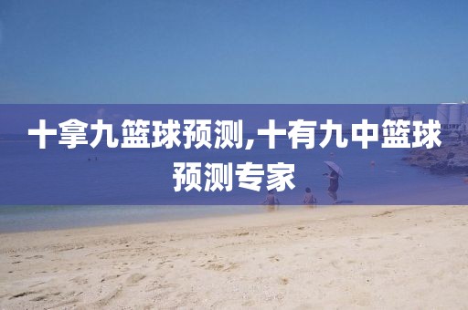 十拿九篮球预测,十有九中篮球预测专家