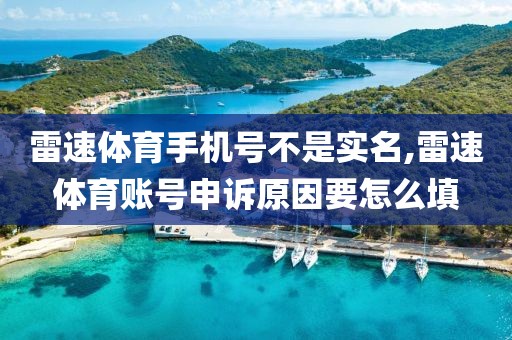 雷速体育手机号不是实名,雷速体育账号申诉原因要怎么填