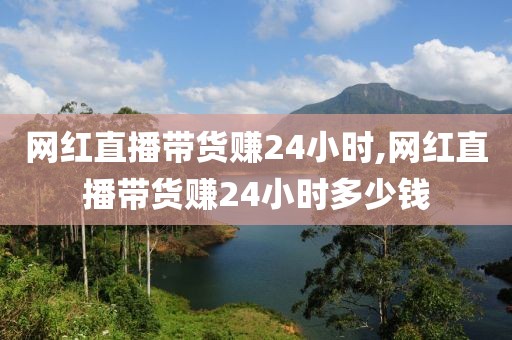 网红直播带货赚24小时,网红直播带货赚24小时多少钱