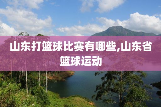 山东打篮球比赛有哪些,山东省篮球运动