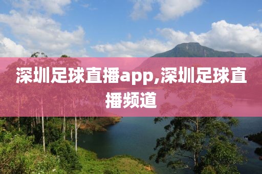 深圳足球直播app,深圳足球直播频道