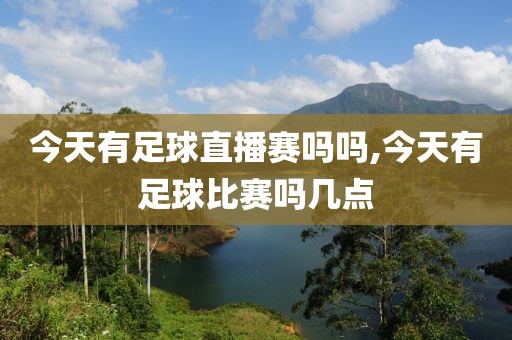 今天有足球直播赛吗吗,今天有足球比赛吗几点