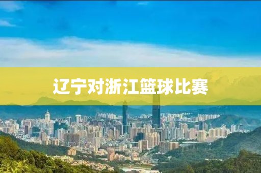 辽宁对浙江篮球比赛