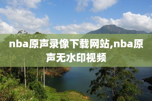 nba原声录像下载网站,nba原声无水印视频