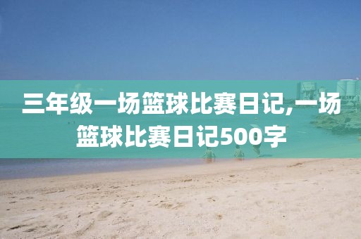 三年级一场篮球比赛日记,一场篮球比赛日记500字