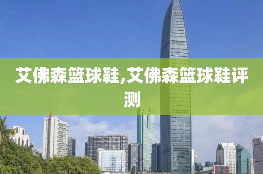 艾佛森篮球鞋,艾佛森篮球鞋评测