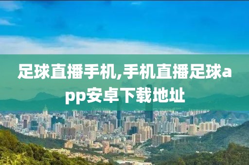 足球直播手机,手机直播足球app安卓下载地址