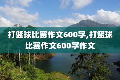 打篮球比赛作文600字,打篮球比赛作文600字作文