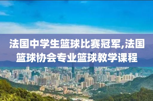 法国中学生篮球比赛冠军,法国篮球协会专业篮球教学课程