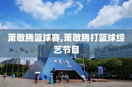 萧敬腾篮球赛,萧敬腾打篮球综艺节目
