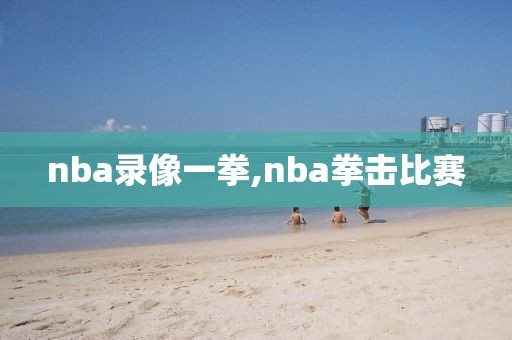 nba录像一拳,nba拳击比赛