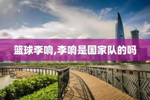 篮球李响,李响是国家队的吗