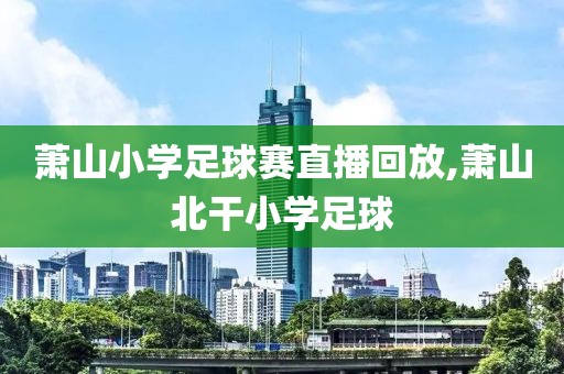 萧山小学足球赛直播回放,萧山北干小学足球
