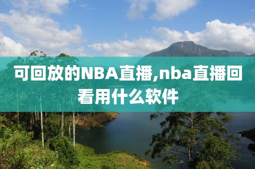 可回放的NBA直播,nba直播回看用什么软件