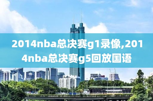 2014nba总决赛g1录像,2014nba总决赛g5回放国语