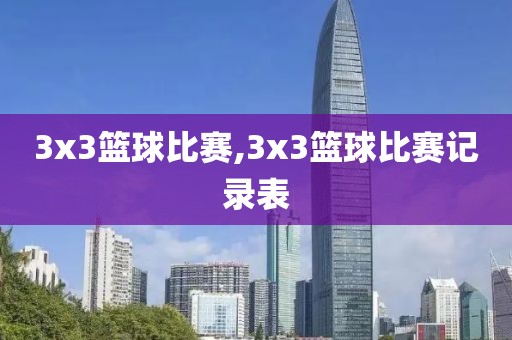 3x3篮球比赛,3x3篮球比赛记录表