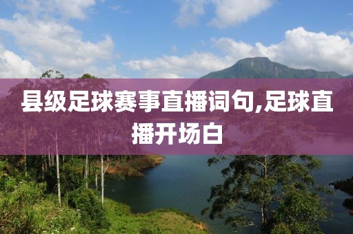 县级足球赛事直播词句,足球直播开场白