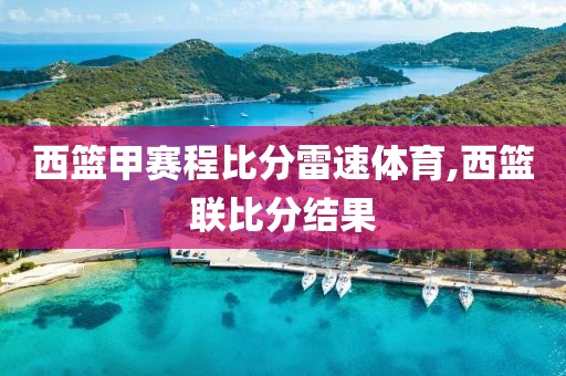 西篮甲赛程比分雷速体育,西篮联比分结果