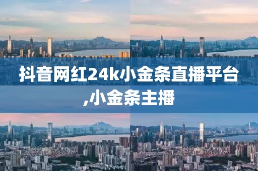 抖音网红24k小金条直播平台,小金条主播