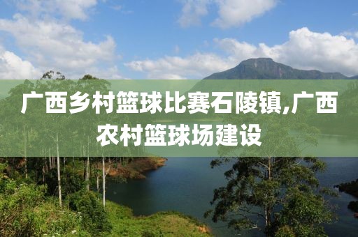 广西乡村篮球比赛石陵镇,广西农村篮球场建设