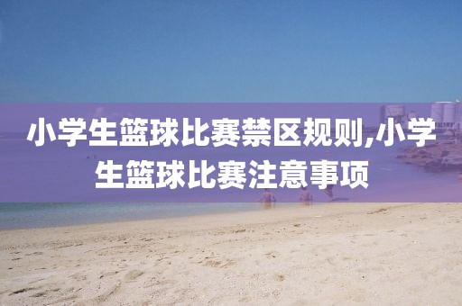 小学生篮球比赛禁区规则,小学生篮球比赛注意事项