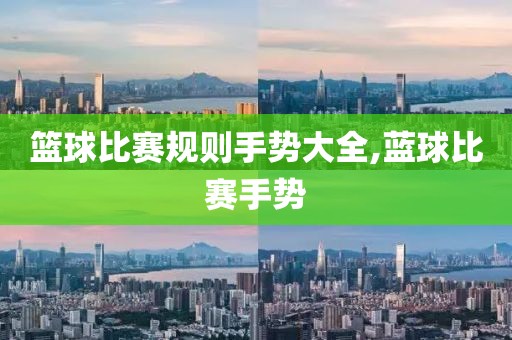 篮球比赛规则手势大全,蓝球比赛手势