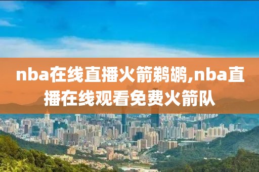 nba在线直播火箭鹈鹕,nba直播在线观看免费火箭队