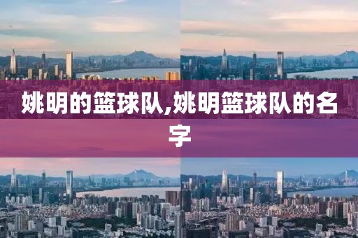 姚明的篮球队,姚明篮球队的名字