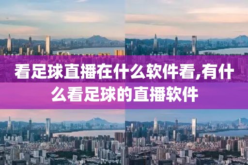 看足球直播在什么软件看,有什么看足球的直播软件