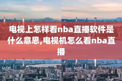 电视上怎样看nba直播软件是什么意思,电视机怎么看nba直播