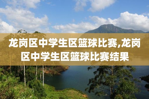 龙岗区中学生区篮球比赛,龙岗区中学生区篮球比赛结果