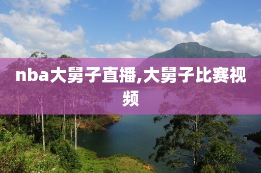 nba大舅子直播,大舅子比赛视频