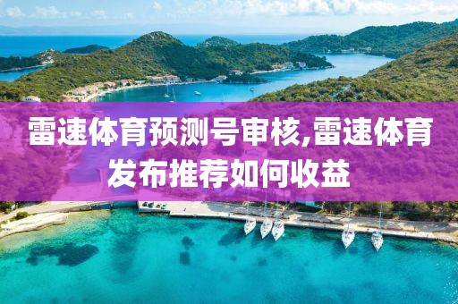 雷速体育预测号审核,雷速体育发布推荐如何收益