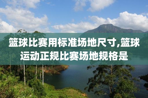 篮球比赛用标准场地尺寸,篮球运动正规比赛场地规格是