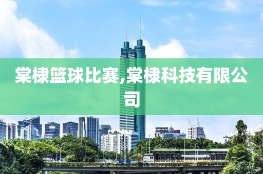 棠棣篮球比赛,棠棣科技有限公司