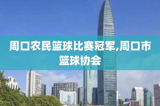 周口农民篮球比赛冠军,周口市篮球协会