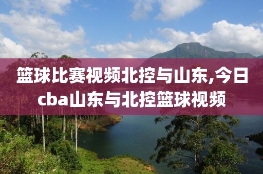 篮球比赛视频北控与山东,今日cba山东与北控篮球视频