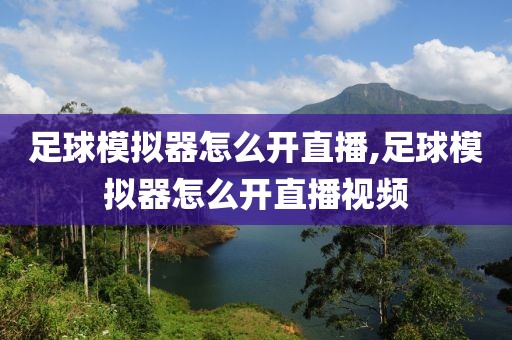 足球模拟器怎么开直播,足球模拟器怎么开直播视频