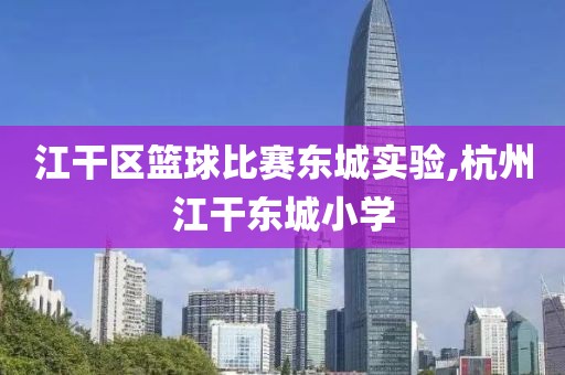 江干区篮球比赛东城实验,杭州江干东城小学