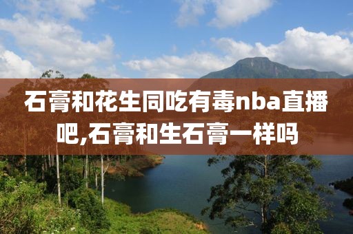 石膏和花生同吃有毒nba直播吧,石膏和生石膏一样吗