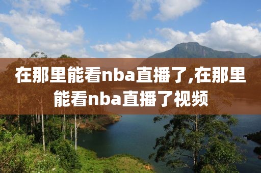 在那里能看nba直播了,在那里能看nba直播了视频