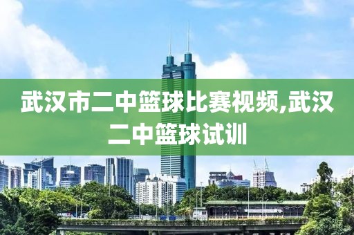 武汉市二中篮球比赛视频,武汉二中篮球试训