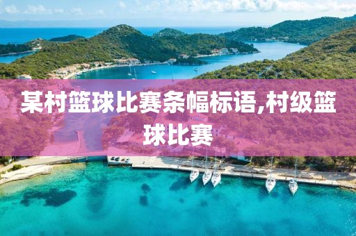 某村篮球比赛条幅标语,村级篮球比赛