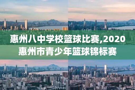 惠州八中学校篮球比赛,2020惠州市青少年篮球锦标赛
