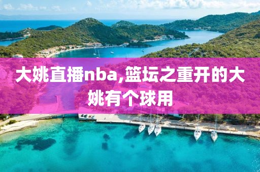 大姚直播nba,篮坛之重开的大姚有个球用