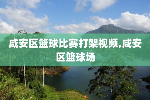 咸安区篮球比赛打架视频,咸安区篮球场